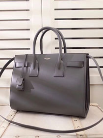 YSL original calfskin large sac de jour bag 324823 dark gray