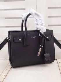 YSL original soft calfskin small sac de jour bag 466283 black