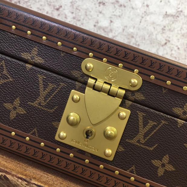 Louis vuitton monogram canvas 8 watch case&jewelry box M47641 blue