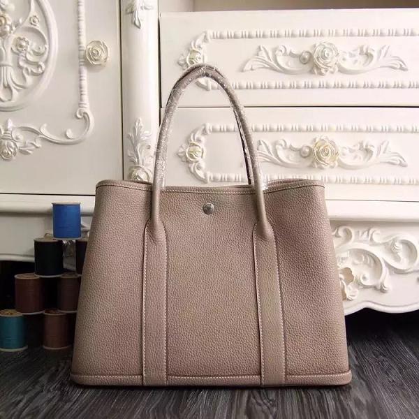 Hermes original calfskin garden party 30 bag G0030 apricot