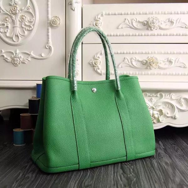 Hermes original calfskin garden party 30 bag G0030 green