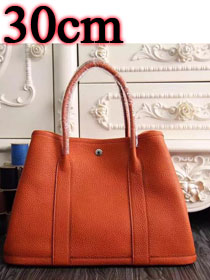 Hermes original calfskin garden party 30 bag G0030 red orange