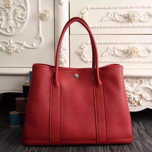 Hermes original calfskin garden party 30 bag G0030 red