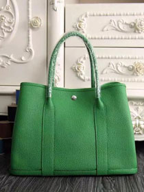 Hermes original calfskin garden party 36 bag G0360 green