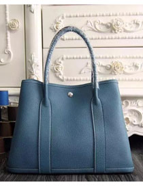 Hermes original calfskin garden party 36 bag G0360 sky blue