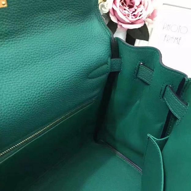 Hermes original togo leather kelly 32 bag K32 green