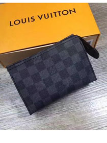 Louis Vuitton damier ebene toiletry pouch 15 M47546 black