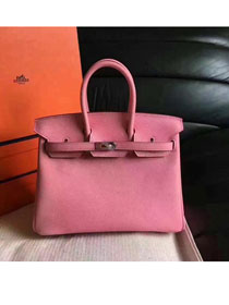 Hermes original epsom leather birkin 25 bag H25 pink