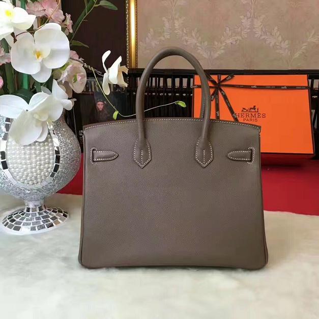 Hermes original epsom leather birkin 30 bag H30 gray