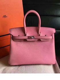 Hermes original epsom leather birkin 30 bag H30 pink