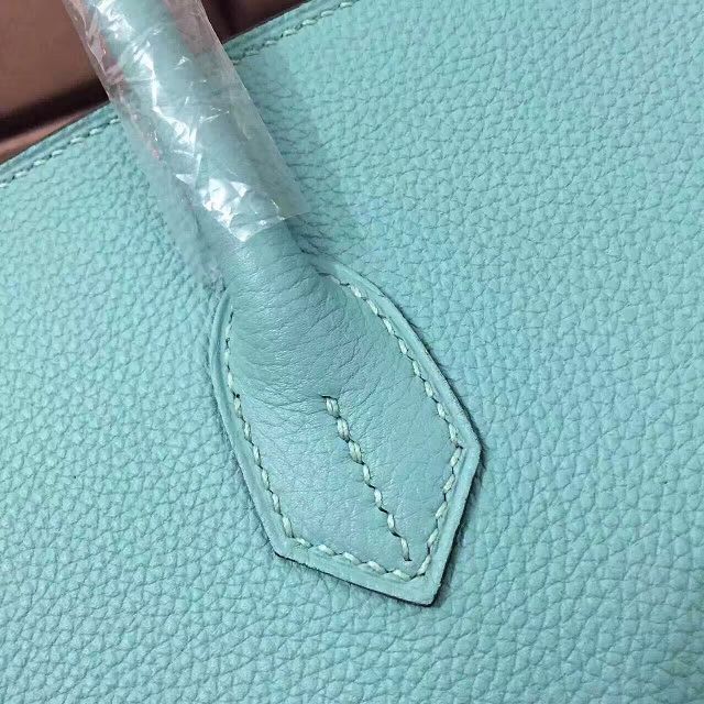 Hermes original togo leather birkin 35 bag H35-1 lake blue