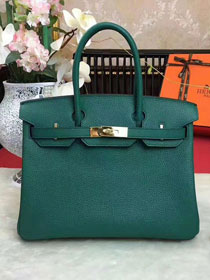 Hermes original togo leather birkin 35 bag H35-1 olive