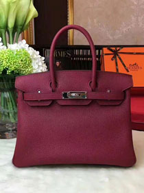 Hermes original togo leather birkin 35 bag H35-1 burgundy