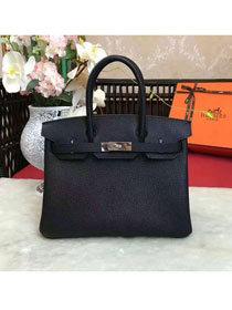 Hermes original togo leather birkin 25 bag H25-1 black