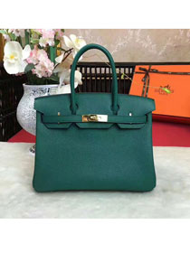 Hermes original togo leather birkin 25 bag H25-1 olive