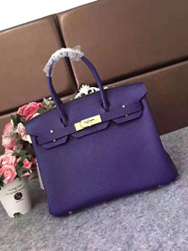 Hermes original togo leather birkin 30 bag H30-1 purple