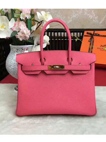 Hermes original togo leather birkin 30 bag H30-1 rose red