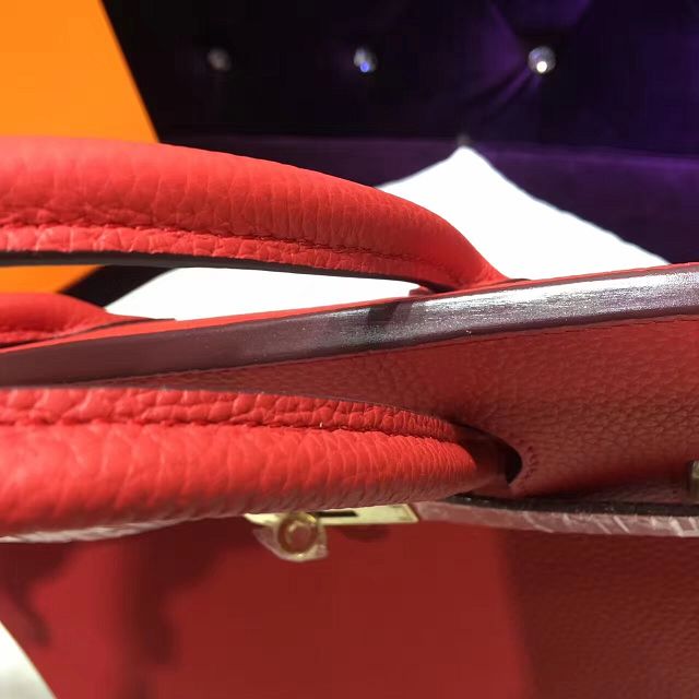 Hermes top togo leather birkin 35 bag H35-2 red