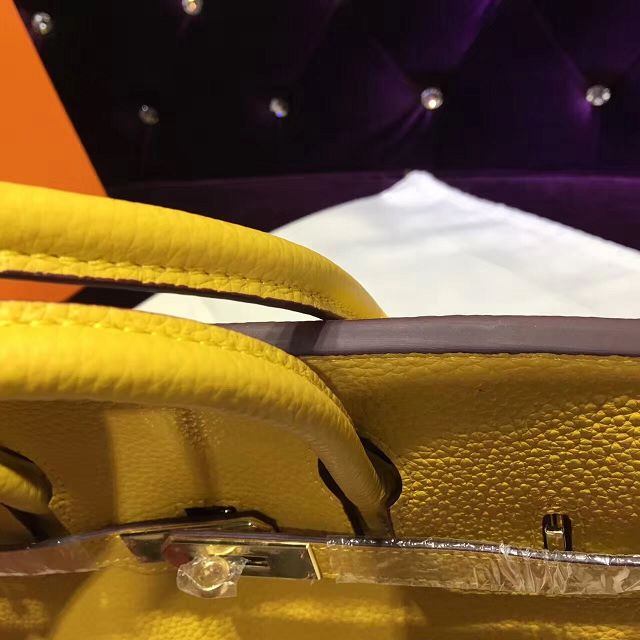 Hermes top togo leather birkin 35 bag H35-2 yellow