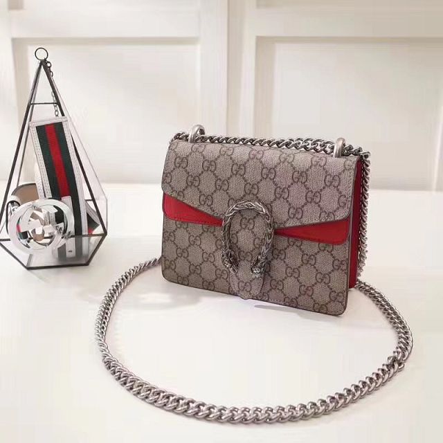 2017 GG dionysus Supreme mini bag 421970 red