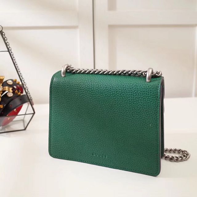  GG original leather dionysus mini shoulder bag 421970 green