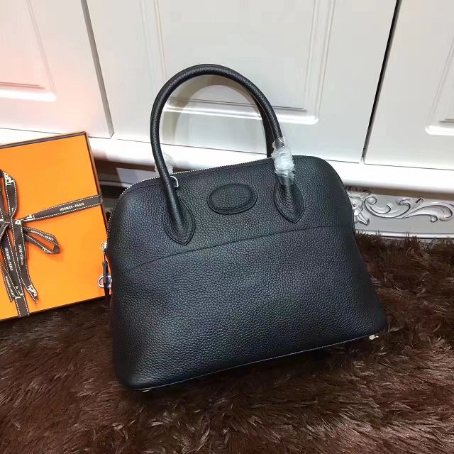 Hermes calfskin medium bolide 31 bag B31 black