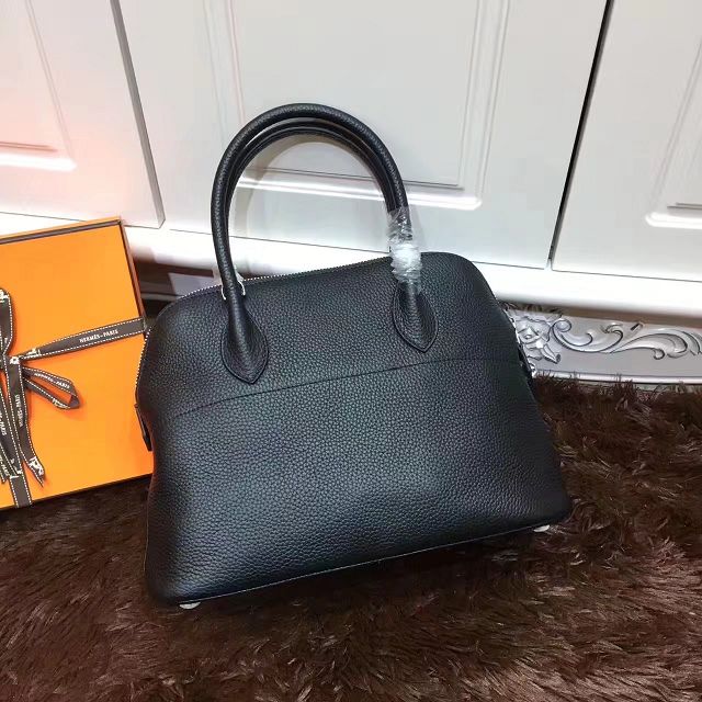 Hermes calfskin medium bolide 31 bag B31 black