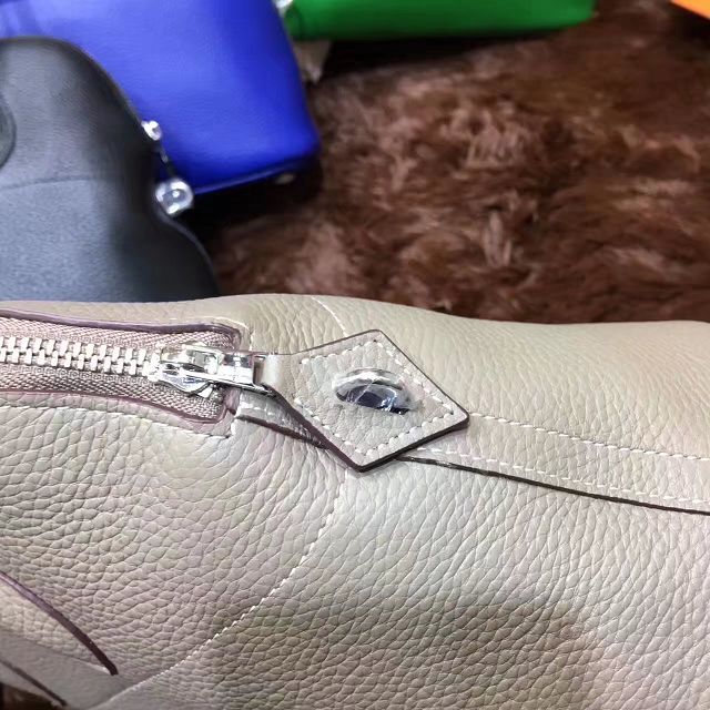 Hermes calfskin medium bolide 31 bag B31 gray