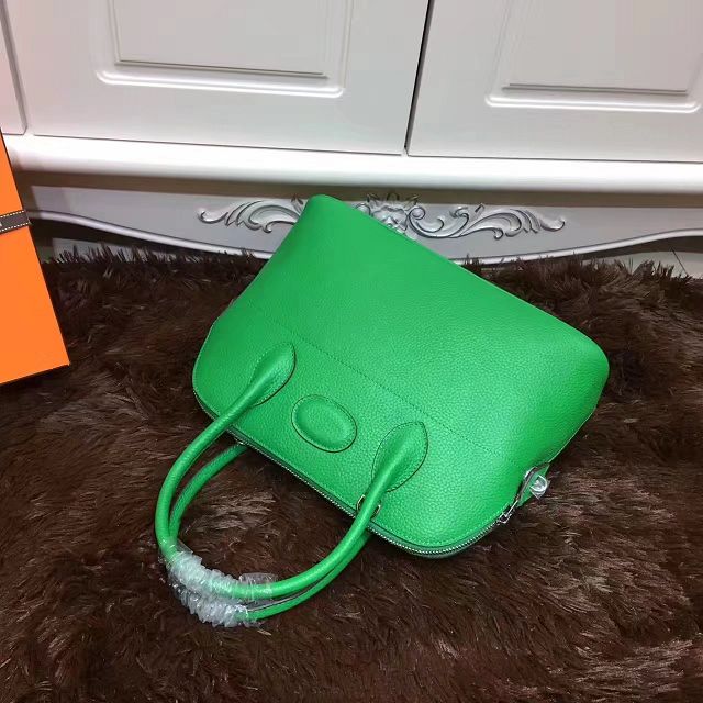 Hermes calfskin medium bolide 31 bag B31 green