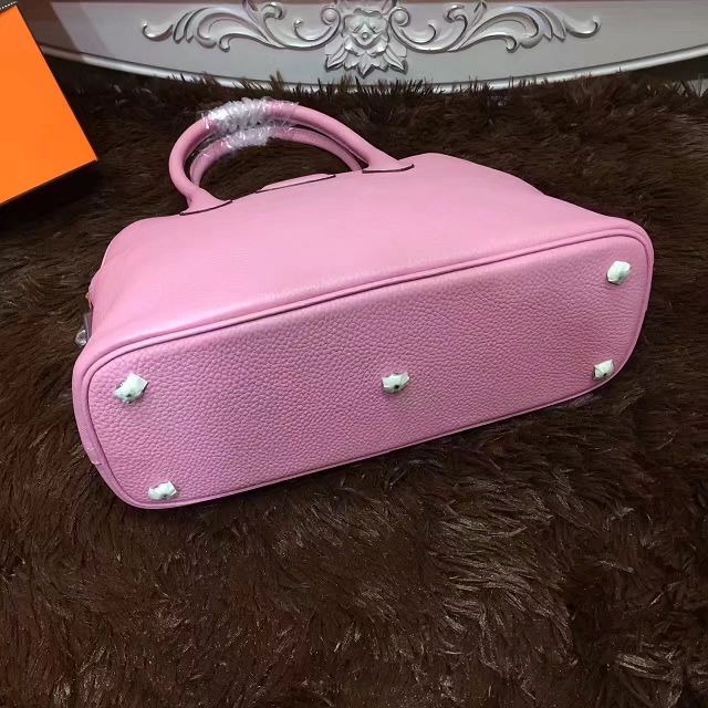 Hermes calfskin medium bolide 31 bag B31 pink