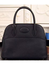 Hermes original togo leather medium bolide 31 bag B031 black