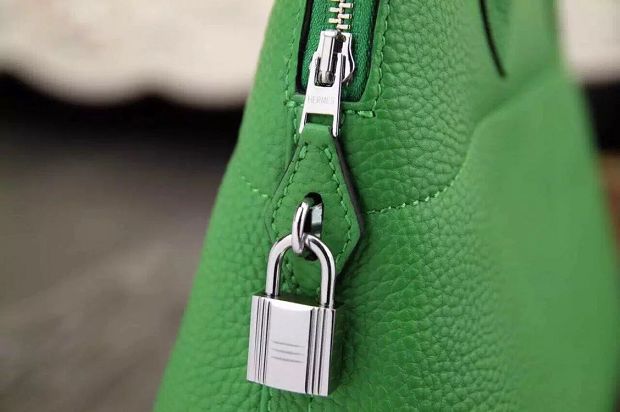 Hermes original togo leather medium bolide 31 bag B031 green