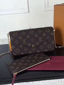 Louis vuitton original monogram canvas pochette felicie M61276