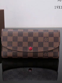 Louis vuitton damier ebene emilie wallet N63544