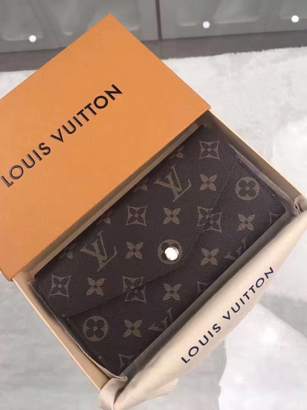 Louis vuitton monogram canvas sarah wallet M60531