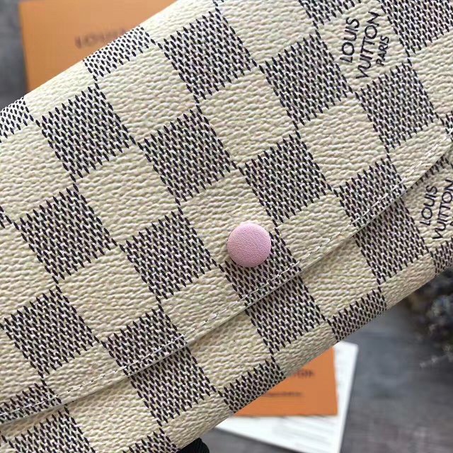 Louis Vuitton damier azur emilie wallet N63546 