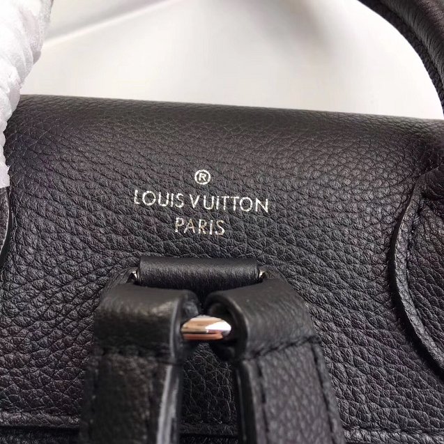 2018 louis vuitton original calfskin lockme backpack M41815 black