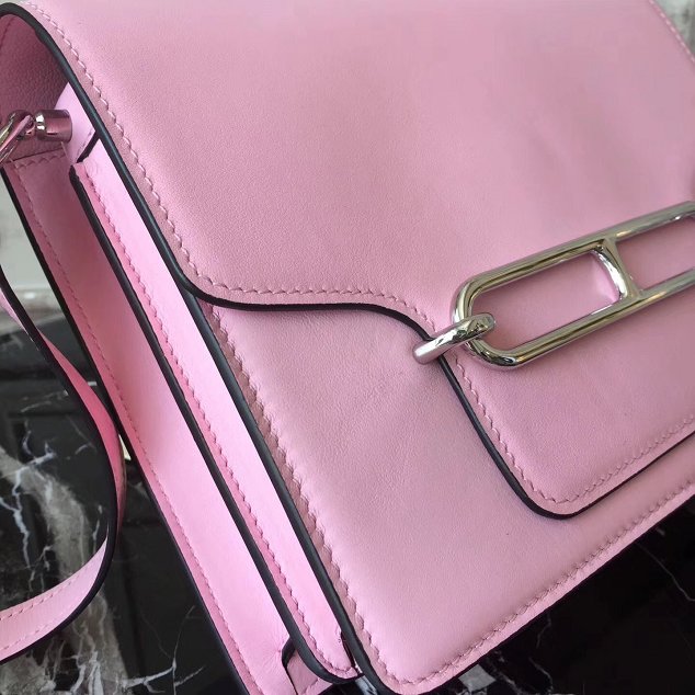 Hermes original swift leather roulis bag R018 pink