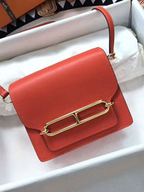 Hermes original evercolor leather roulis bag R18 watermelon