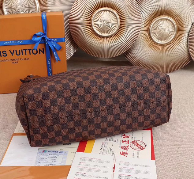 2018 louis vuitton original damier ebene graceful hobo mm N44045