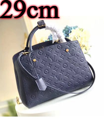 Louis vuitton original monogram empreinte montaigne BB M41053 navy blue