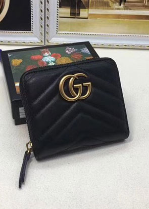 GG top quality marmont wallet 460188 black