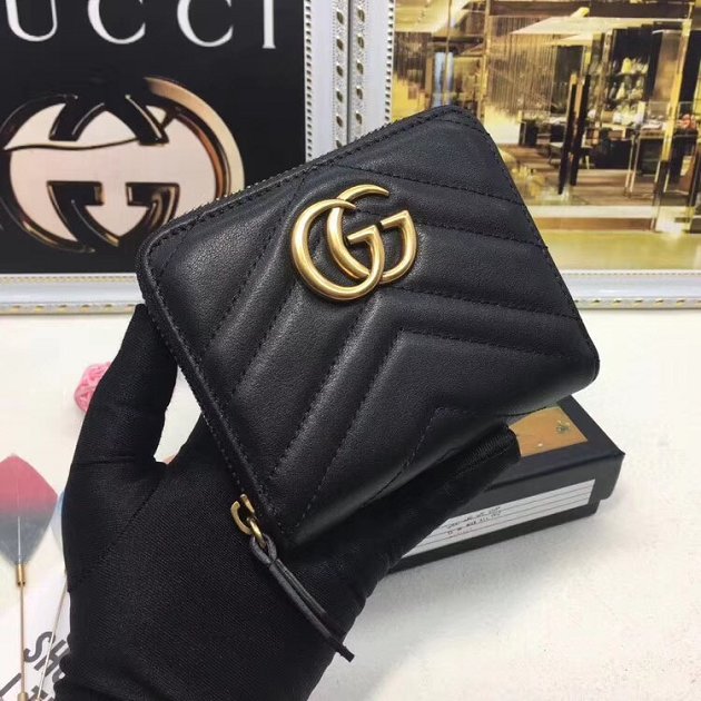 GG top quality marmont wallet 460188 black