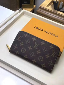 Louis vuitton monogram canvas zippy wallet M41896 red