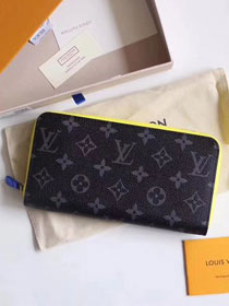 Louis vuitton original monogram zippy wallet M60017 yellow