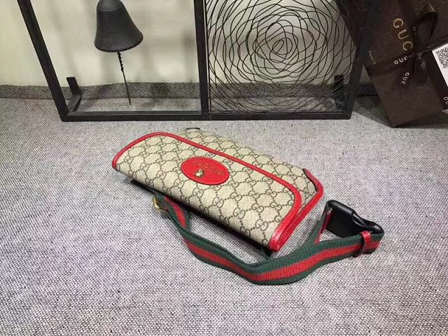 2018 GG original canvas supreme belt bag 493930 red