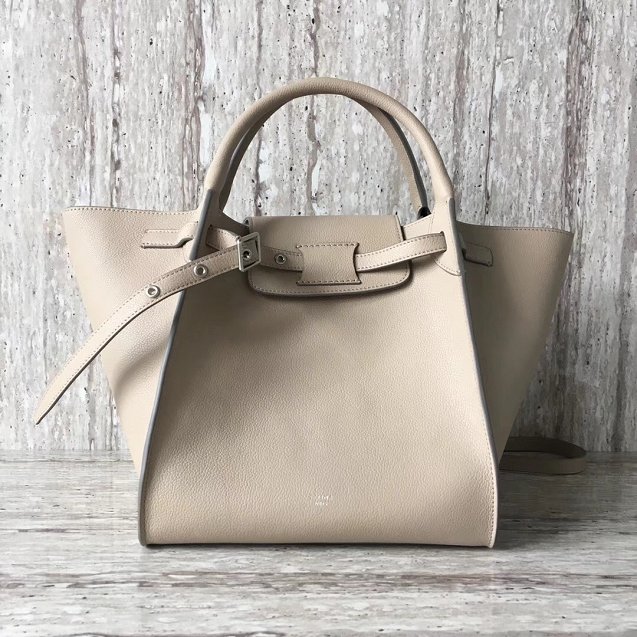 2018 celine original calfskin small big bag 55426 light gray