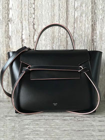 Celine original smooth calfskin micro belt bag 189153 black