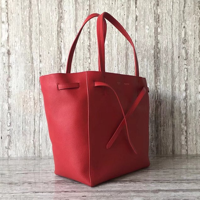 celine original calfskin cabas phantom bag 2208 red