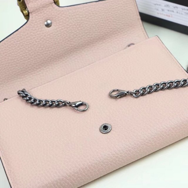 2018 GG original calfskin dionysus mini chain bag 401231 pink